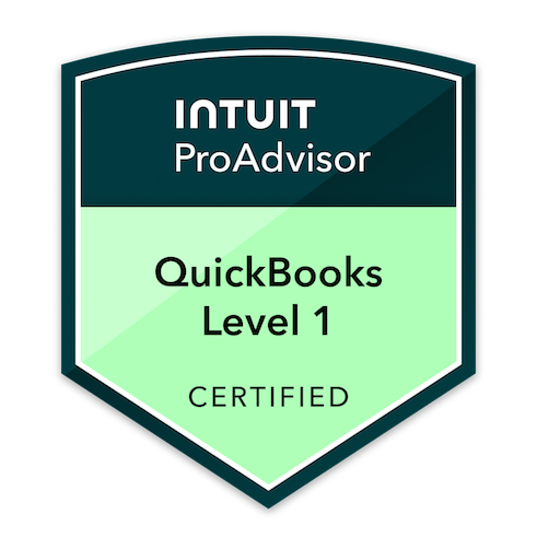 QuickBooks Intuit Certification level 1 7/8/26